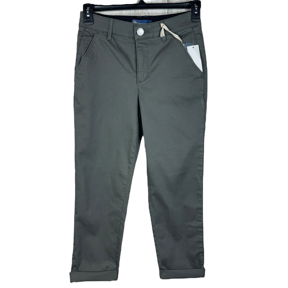 Democracy SZ 2 “Ab” solution Trouser Pants High-Rise Cuffed Stretch Slimming New